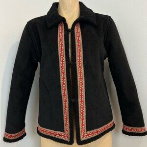 Wooly Bully Women’s Small Fleece Lined Acrylic Buttoned Jacket Coat Canada